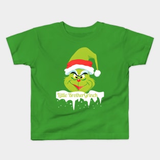 Little brother grinch Kids T-Shirt